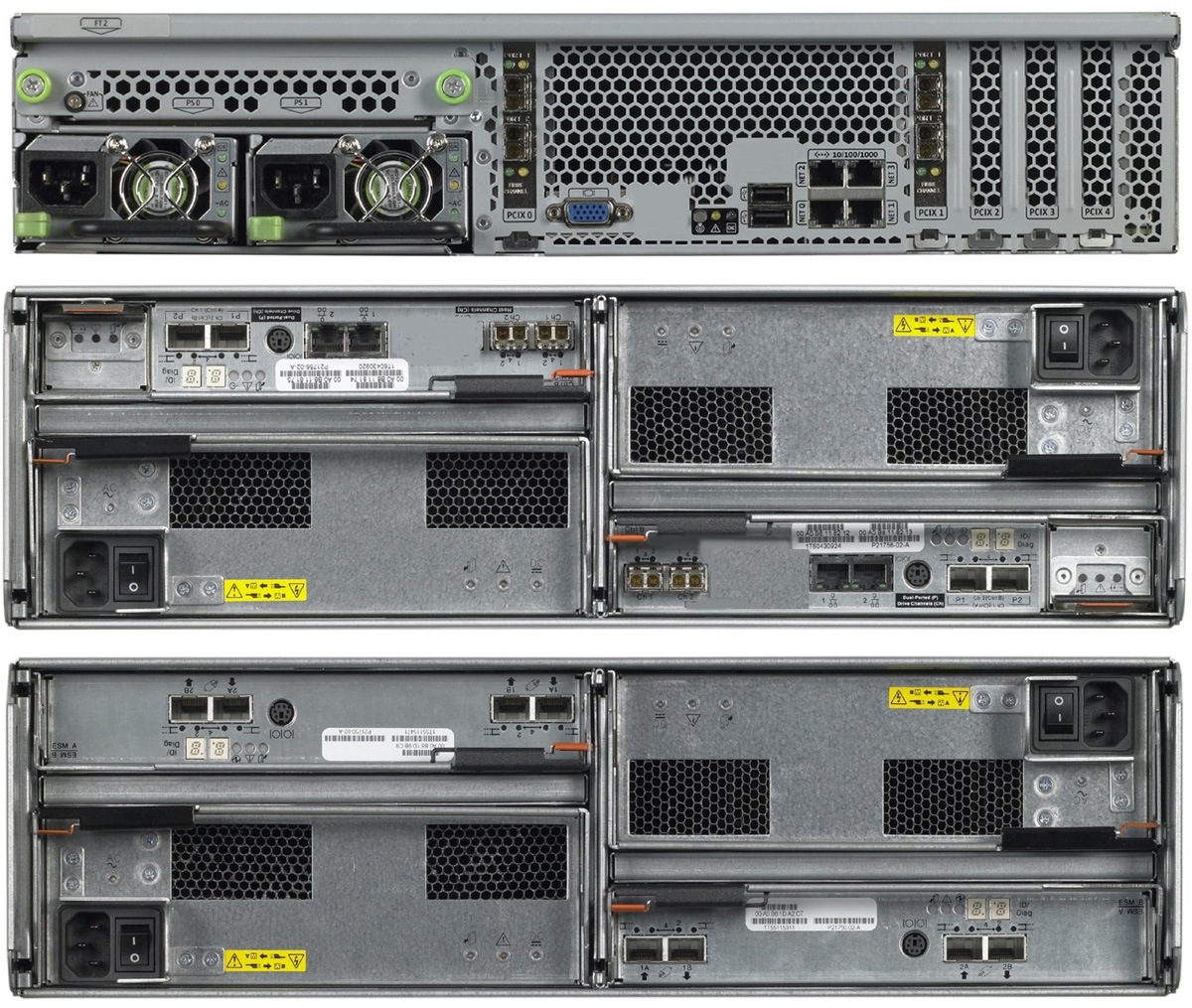 Sun StorageTek 5320 NAS (post July 2006) Rear Zoom