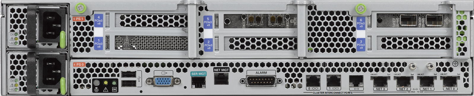 Netra Server X3-2 for Acme Packet Rear Zoom