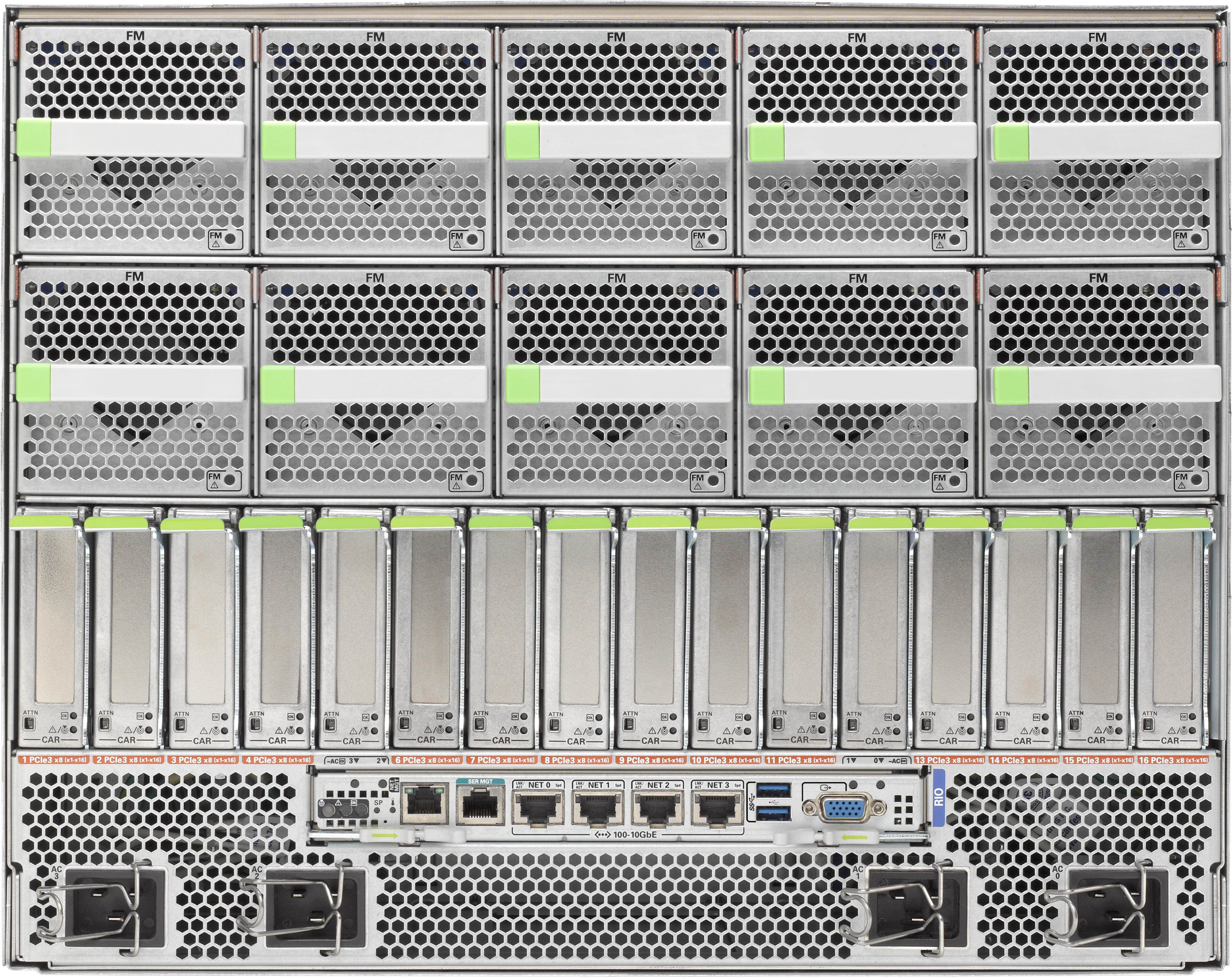 Oracle Exalytics In-Memory Machine T5-8 Rear Zoom
