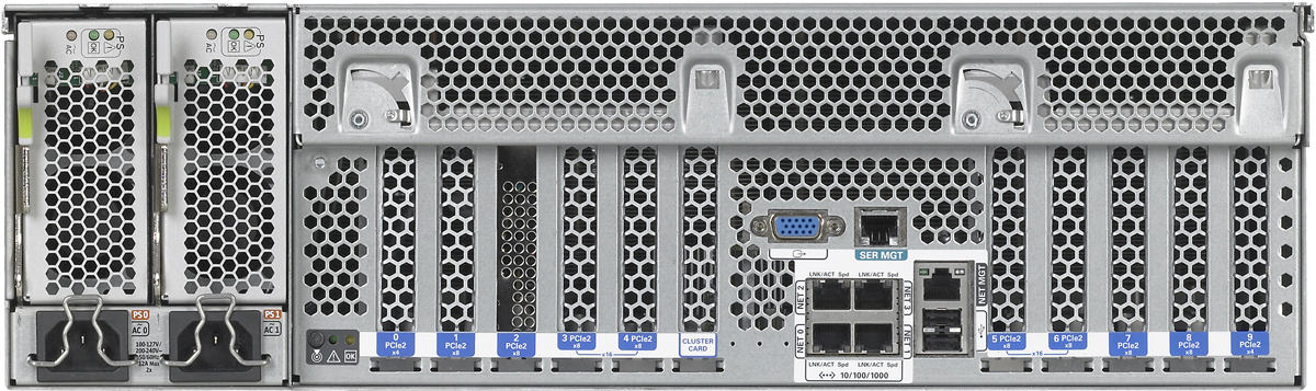 Oracle Exalytics In-Memory Machine X3-4 Rear Zoom