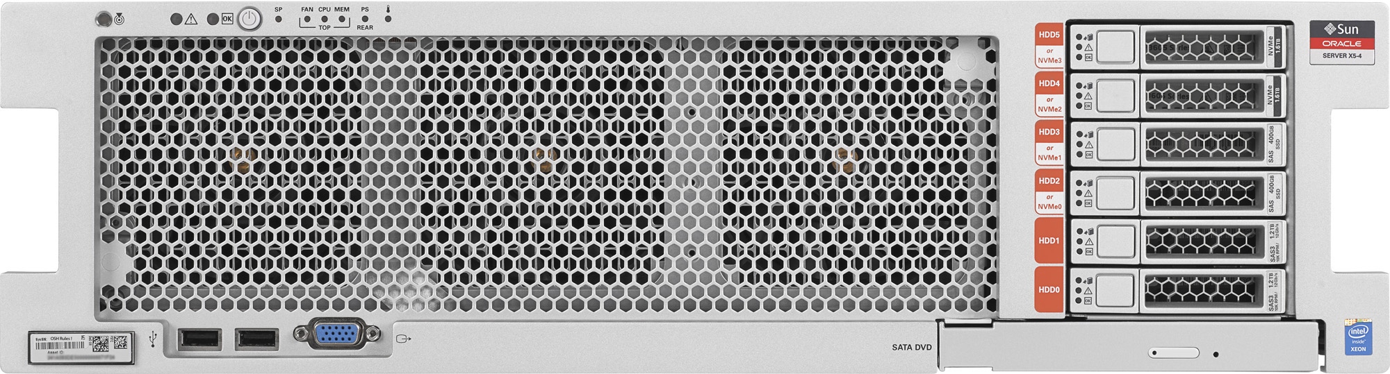 Oracle Exalytics In-Memory Machine X6-4 Front Zoom