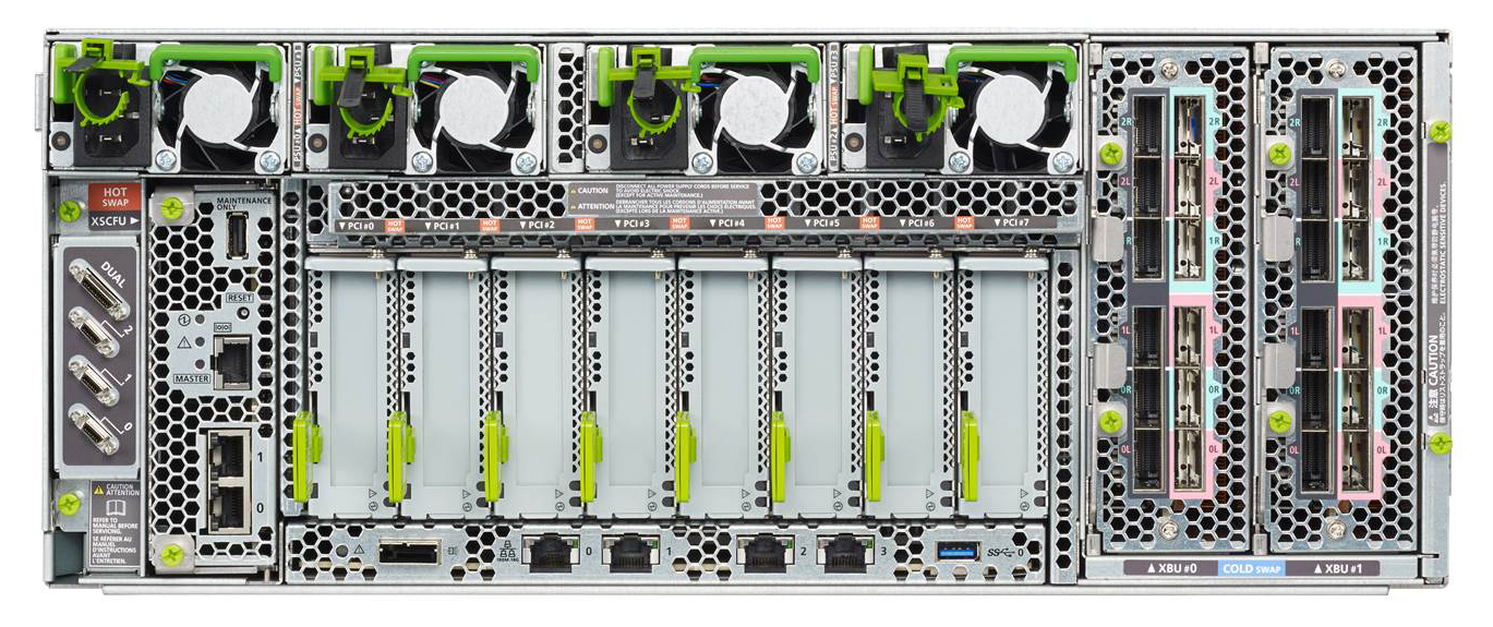 Fujitsu Server M12-2S Rear Zoom