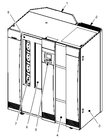 Sun StorEdge L700 (post July 2006) Exploded View
                    