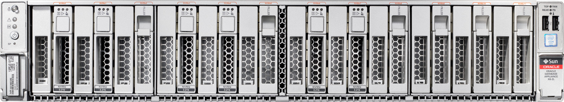 Oracle Database Appliance X6-2 Large Front Zoom
