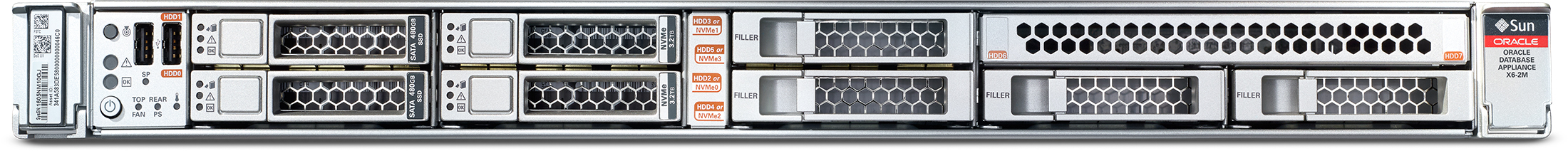 Oracle Database Appliance X6-2 Medium Front Zoom
