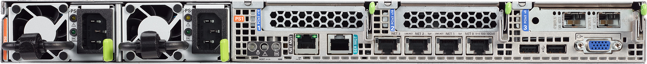 Oracle Database Appliance X6-2 Medium Rear Zoom