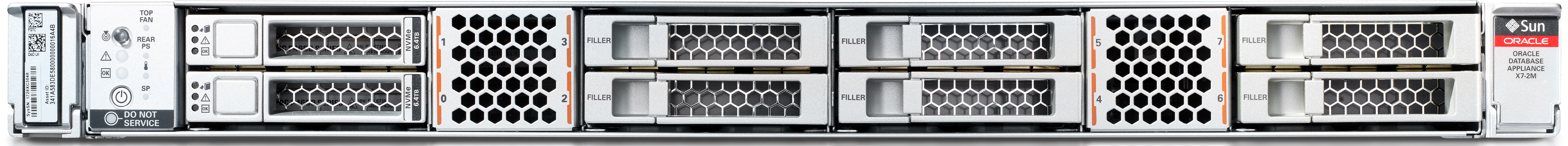 Oracle Database Appliance X7-2 Medium Front Zoom