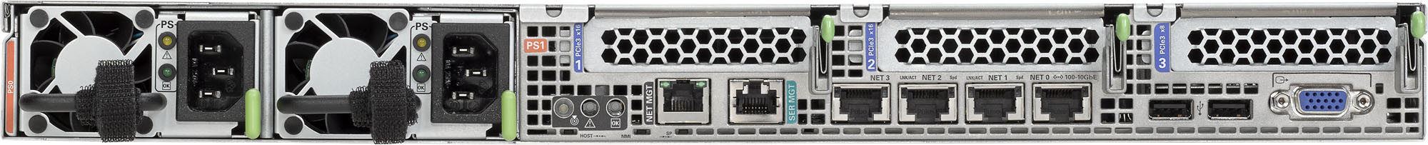 Oracle Server X5-2 Rear Zoom