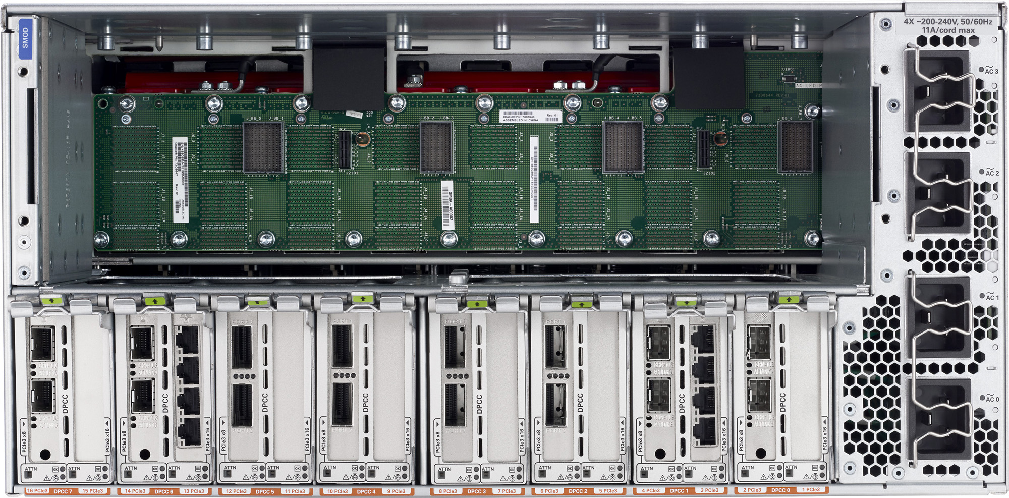 Oracle Server X5-8 Rear Open Zoom