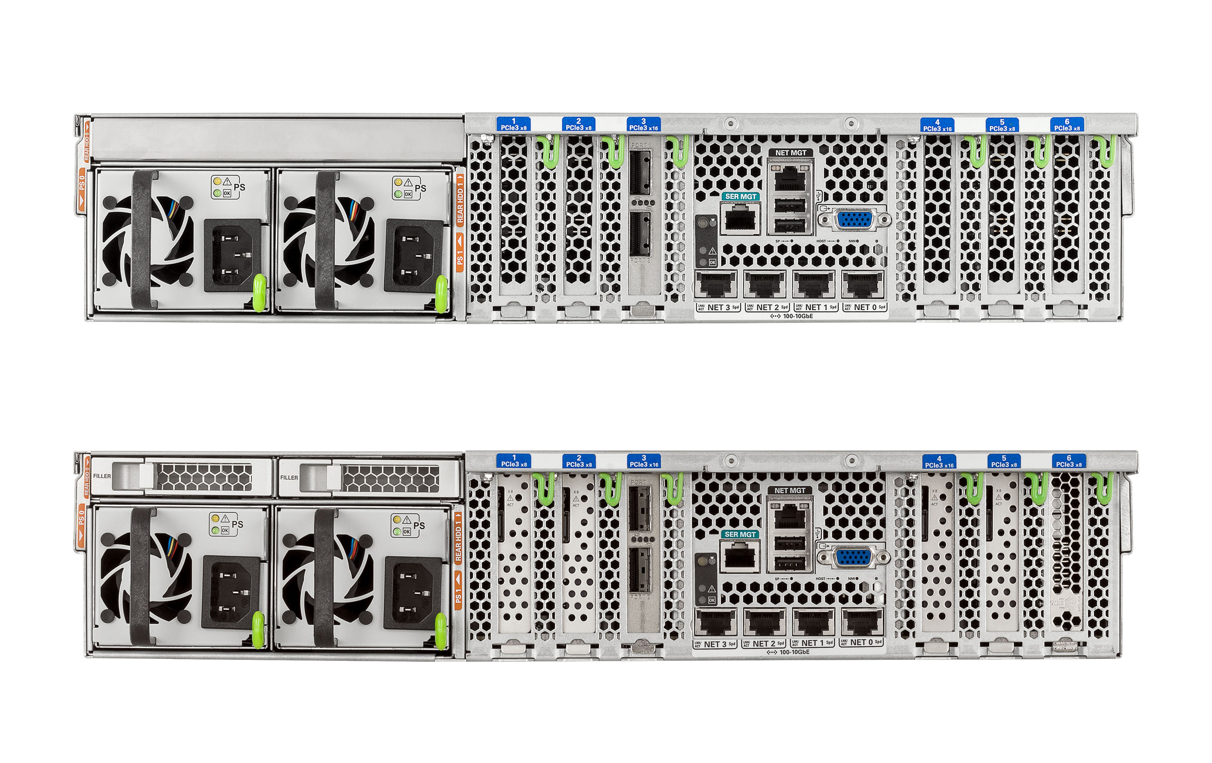 Oracle Server X6-2L Rear Zoom
