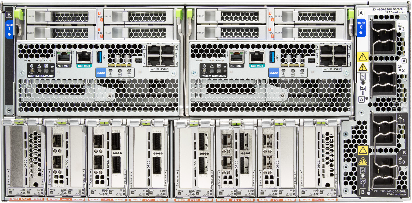 Oracle Server X7-8 Rear Zoom