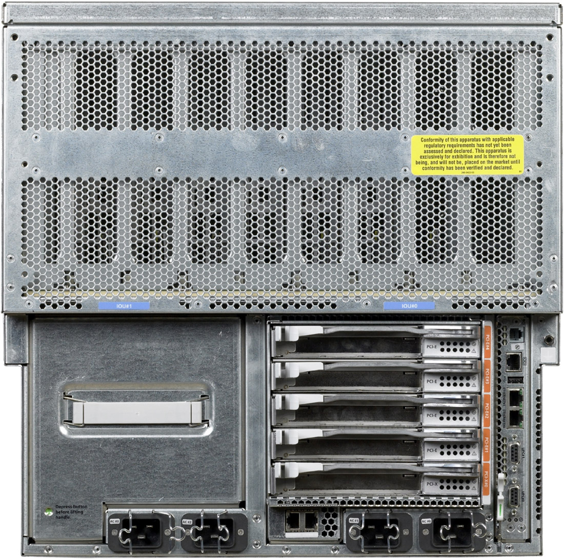 Sun SPARC Enterprise M5000 Rear Zoom