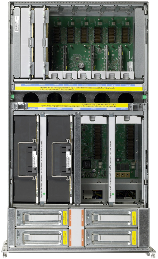 Sun SPARC Enterprise M5000 Top Zoom