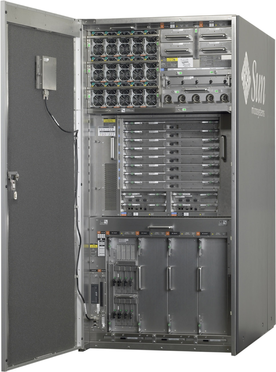 Sun SPARC Enterprise M9000 Front Open Zoom