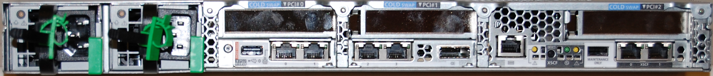 Fujitsu Server M10-1 Rear Zoom