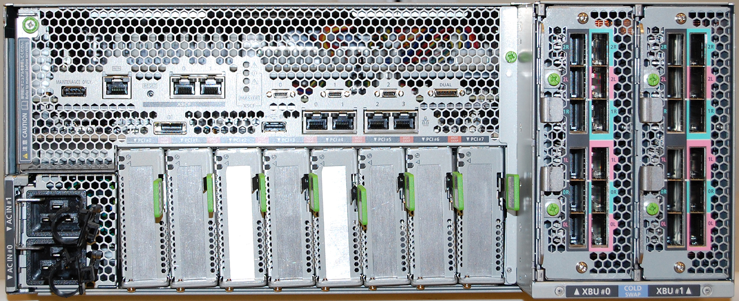 Fujitsu Server M10-4S Rear Zoom