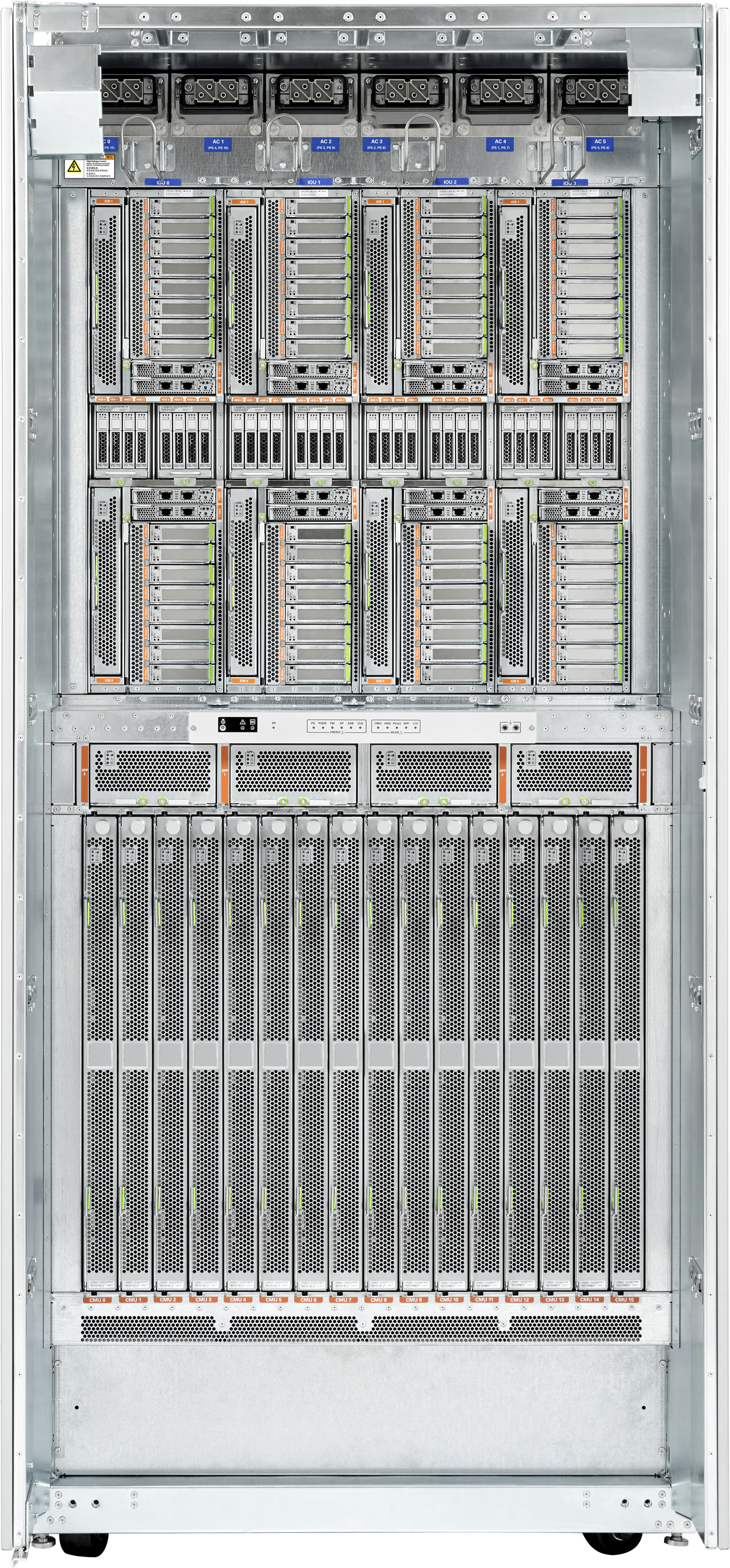 SPARC M5-32 Rear Zoom