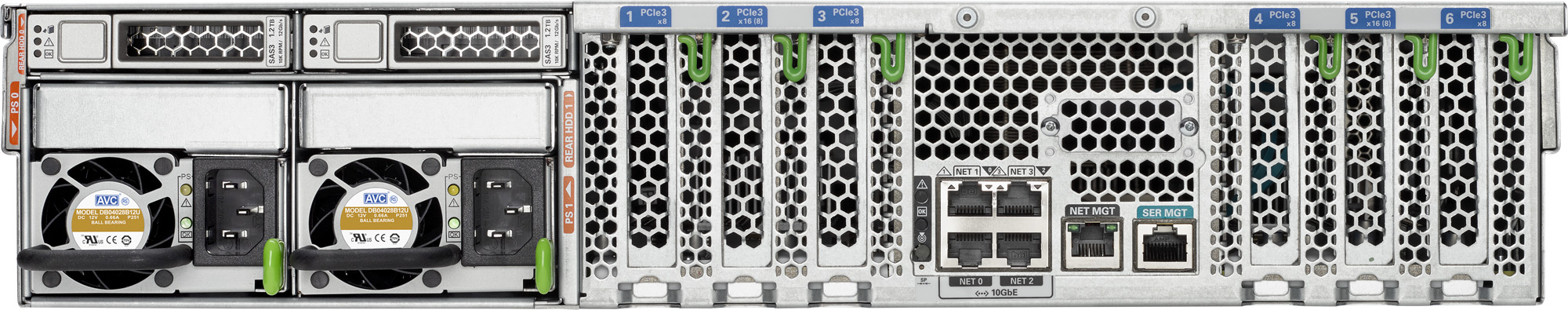 SPARC S7-2L Rear Zoom