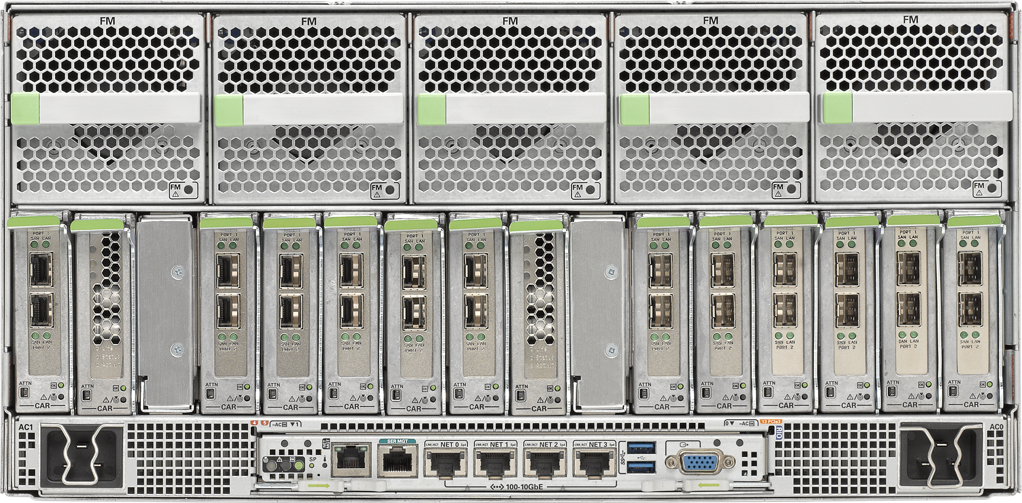 SPARC T5-4 Rear Zoom