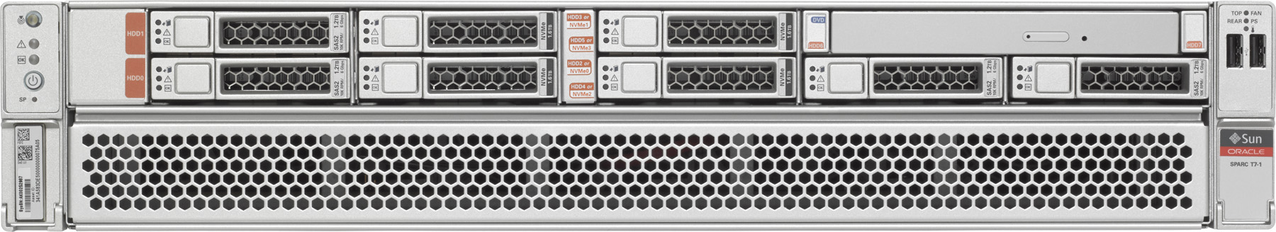 SPARC T7-1 Front Zoom
