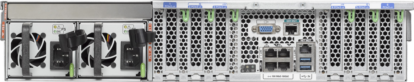 SPARC T7-1 Rear Zoom