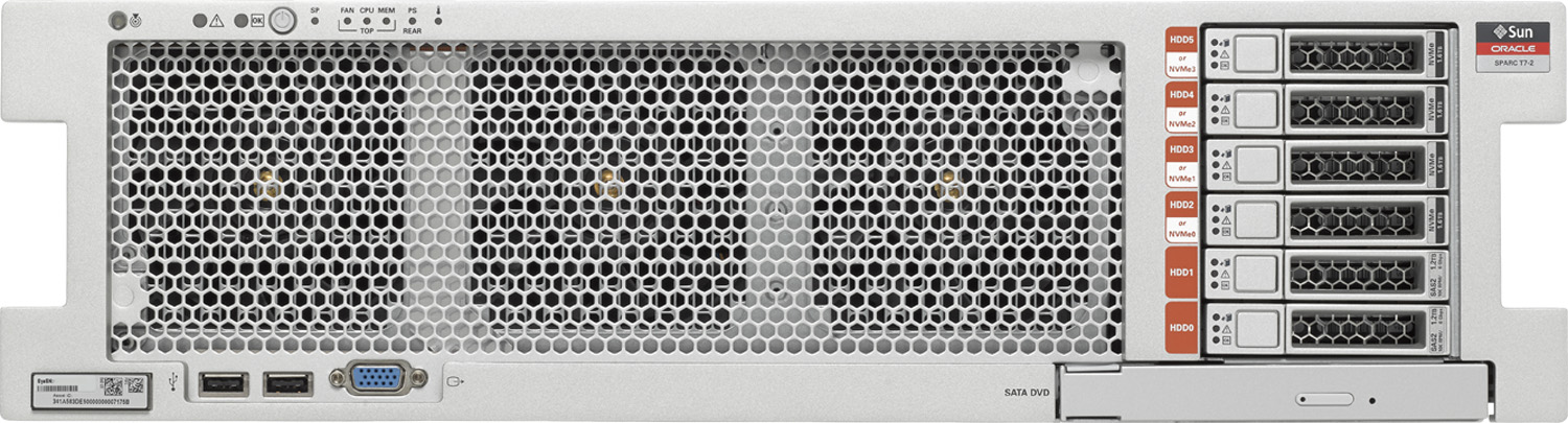 SPARC T7-2 Front Zoom