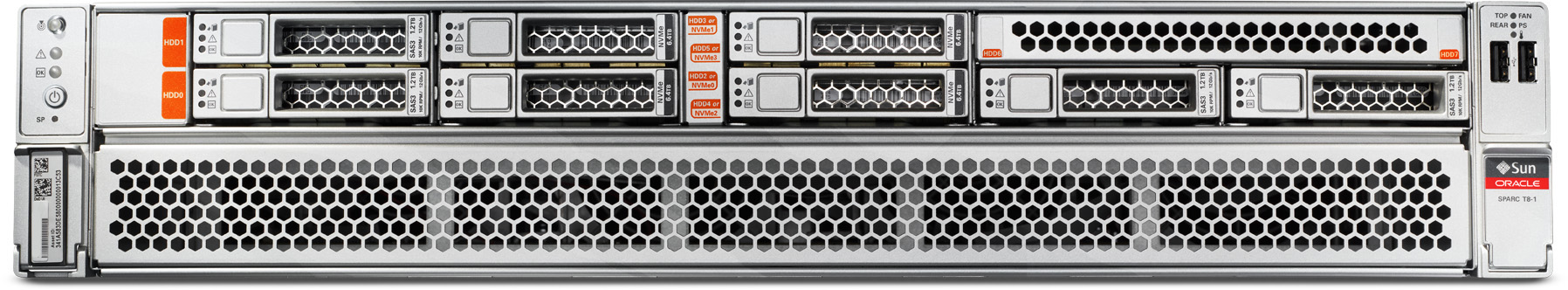 SPARC T8-1 Front Zoom