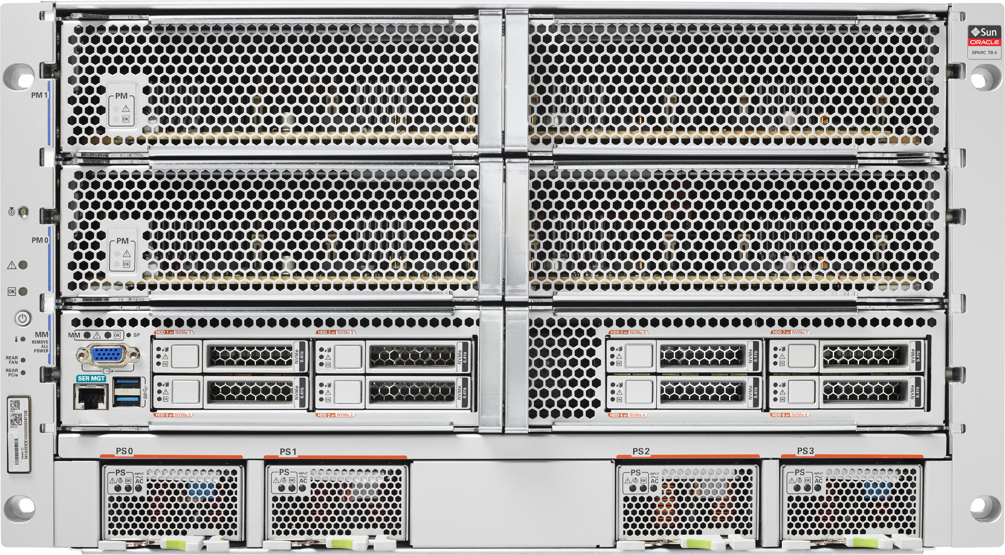 SPARC T8-4 Front Zoom