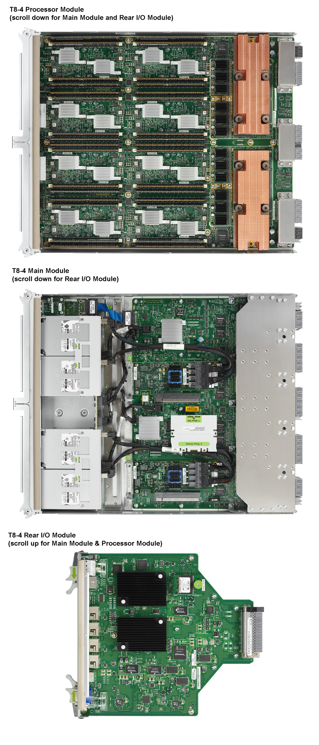 SPARC T8-4 Top Zoom