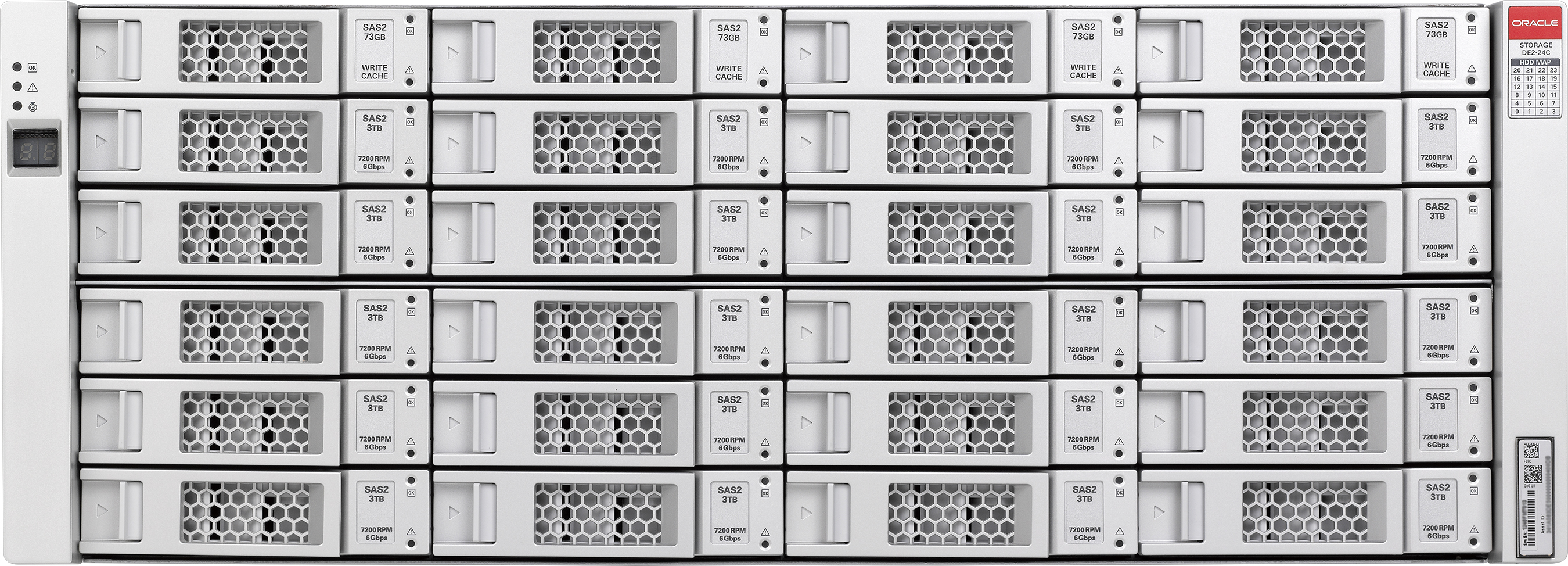 Oracle Storage DE2-24C Front Zoom