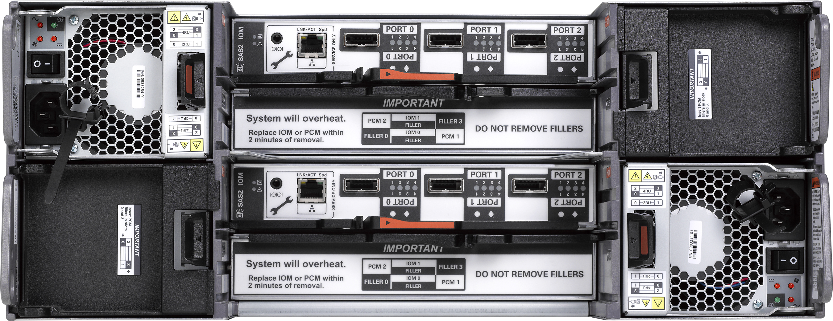 Oracle Storage DE2-24C Rear Zoom