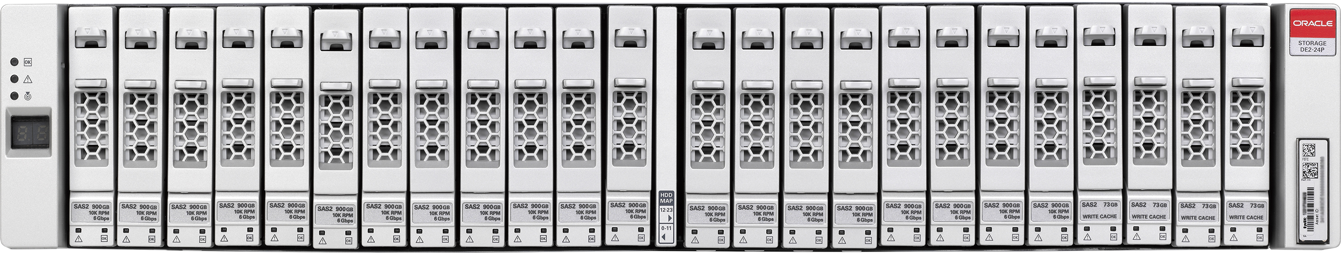 Oracle Storage DE2-24P Front Zoom