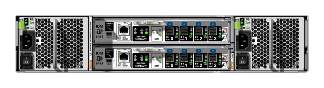 Oracle Storage DE3-24P Rear Zoom