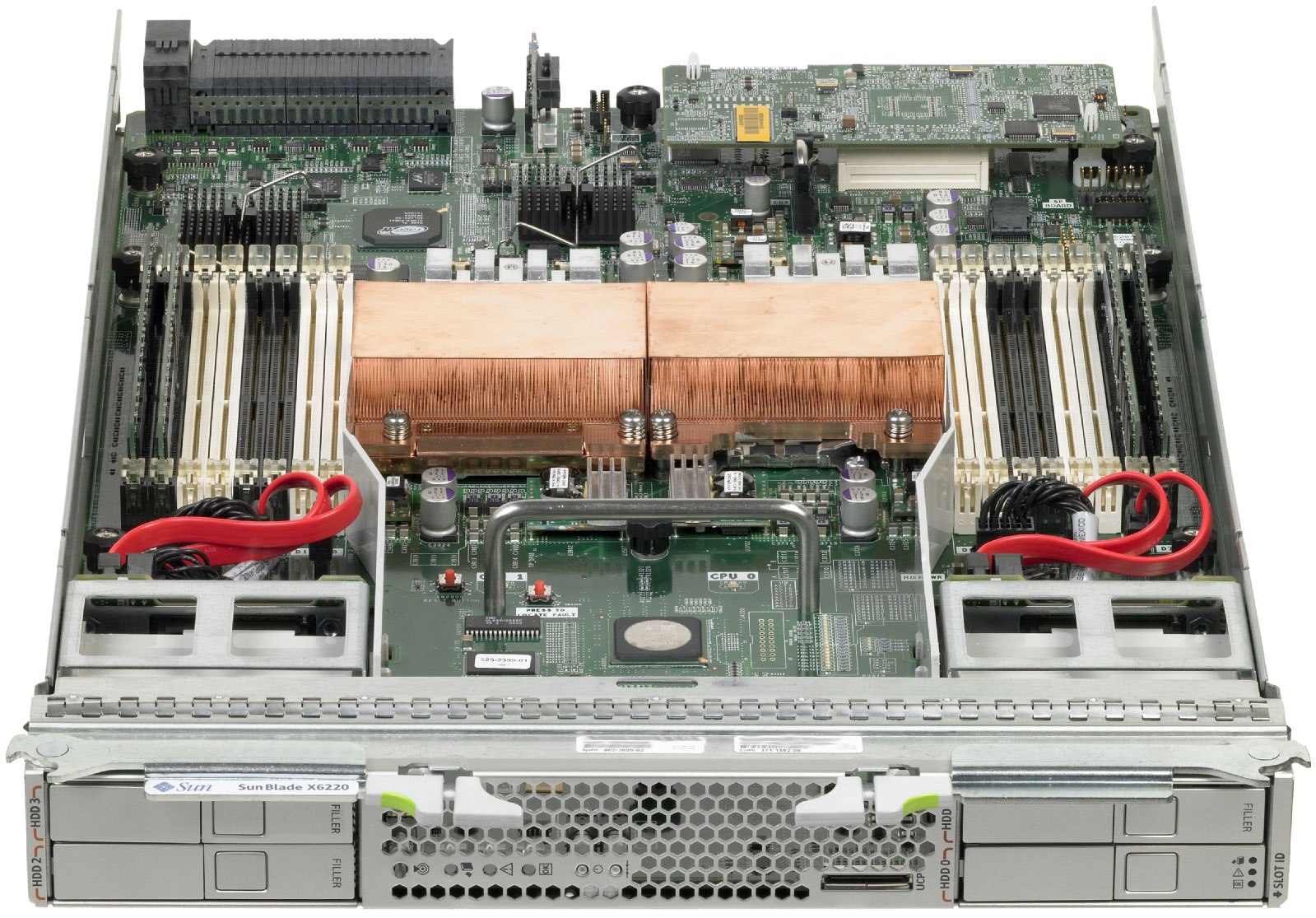 Sun Blade X6220 Server Module Front Open Zoom