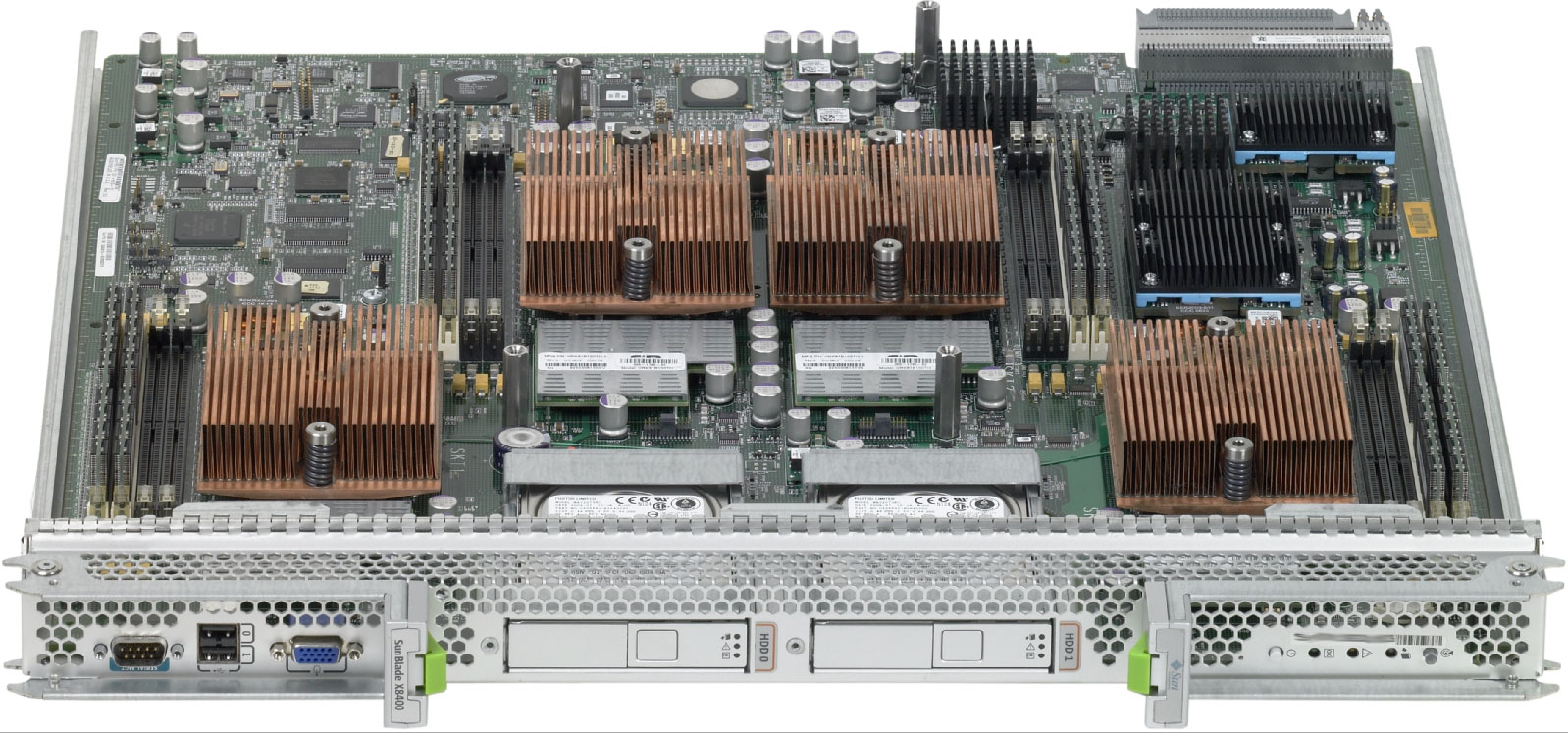 Sun Blade X8420 Server Module Front Open Zoom