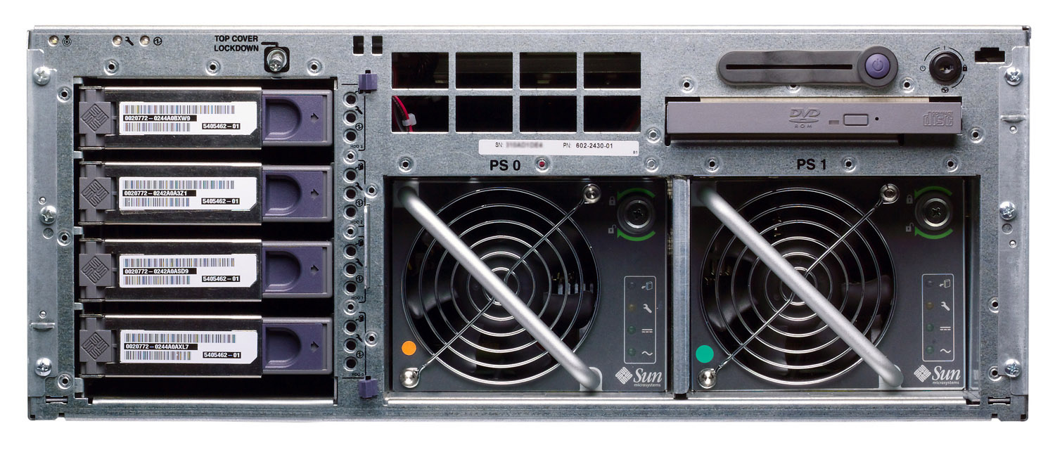 Sun Fire V440 (post July 2006) Front Open Zoom