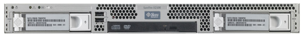 Sun Fire X2100 M2 Front Zoom