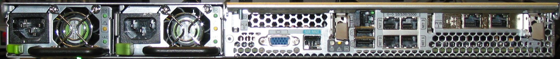Sun Fire X4100 M2 Rear Zoom