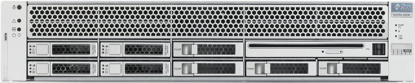 Sun Fire X4440 Front Zoom