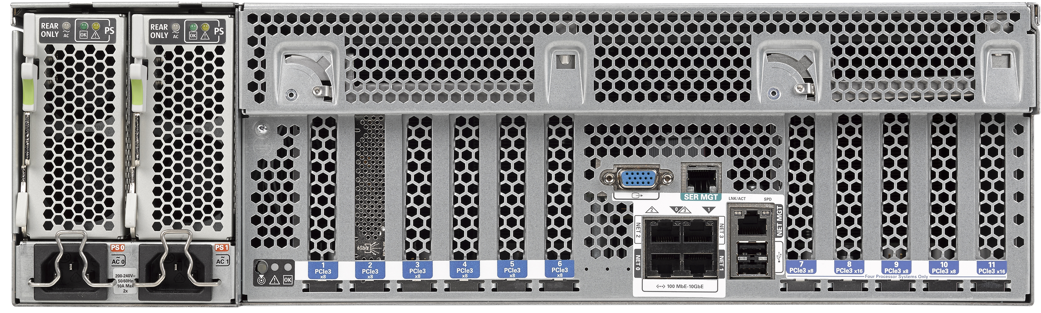 Sun Server X4-4 Rear Zoom