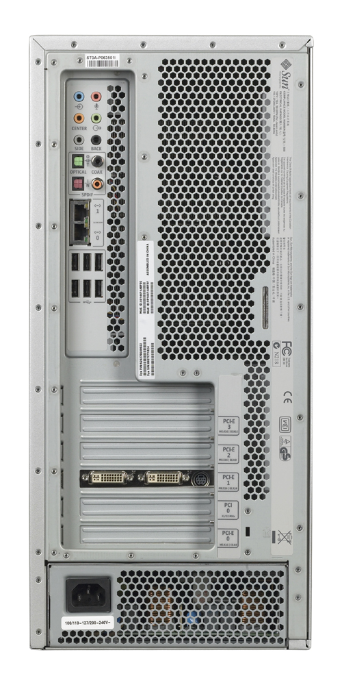 Sun Ultra 40 M2 Workstation Rear Zoom