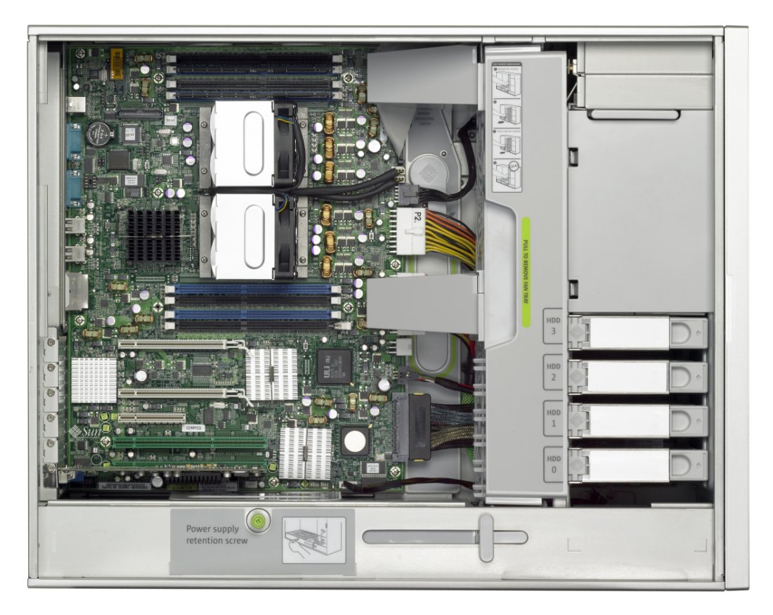 Sun Ultra 45 Workstation Left Open Zoom