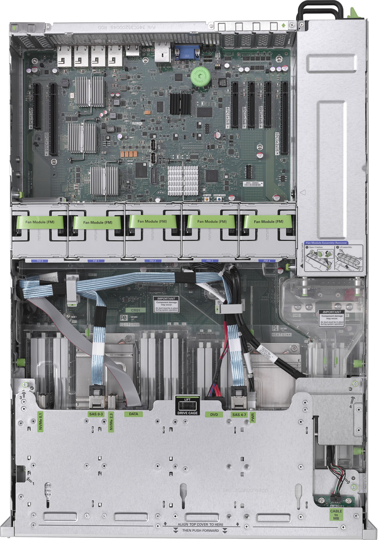 Oracle ZFS Storage ZS5-2 Top Zoom